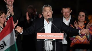 Hungary Viktor Orban claims historic election victory [upl. by Asselem]