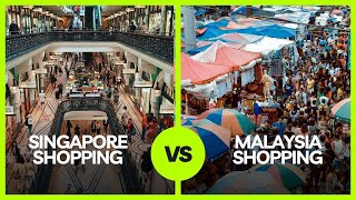 Showdown Singapore shopping VS Malaysia shopping [upl. by Inoliel]