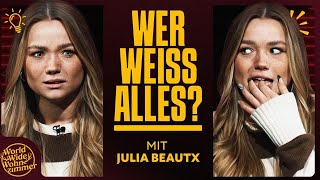 Wer weiß ALLES  Das neue Quiz mit Julia Beautx [upl. by Adekan]