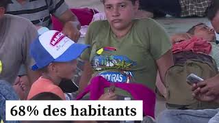 Des milliers de migrants venus du Honduras continuent leur route vers les EtatsUnis [upl. by Refinney]