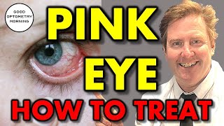 WHAT CAUSES PINK EYE amp HOW TO TREAT PINK EYE youtube eye doctor explains conjunctivitis [upl. by Arluene]