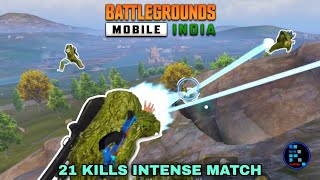 BGMI  21 KILLS INTENSE MATCH GHILLI SUIT SQUAD STRIKES AGAIN [upl. by Mou777]