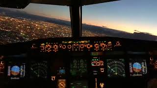 SAA Airbus A320 Sunset Landing Cape Town [upl. by Aisad740]