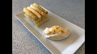 Asperges sauce mousseline [upl. by Aicile]