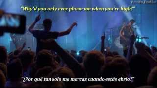 Arctic Monkeys Whyd you only call me when youre high inglés y español [upl. by Cini]