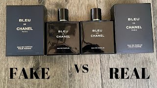 Fake vs Real Bleu De Chanel Eau De Parfum 100 ML [upl. by Azyl]