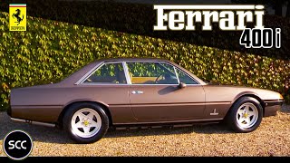 FERRARI 400i  400 i 1983  Modest test drive  V12 Engine sound  SCC TV [upl. by Nosylla]