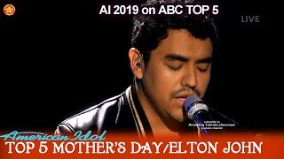 Alejandro Aranda “Sorry Seems To Be The Hardest Word” by Elton John  American Idol 2019 Top 5 [upl. by Atived]