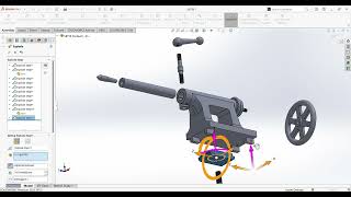 IRPCT Solidworks Tailstock Drawing วิธีทำภาพอนิเมชั่น [upl. by Knarf]