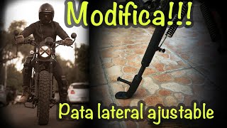 Extension para pata lateral MOTO DIY [upl. by Osei]