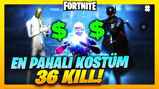 EN PAHALI KOSTÜMÜM İLE FORTNITE OYNADIK  36 KİLL YAPTIK BOT DEĞİL [upl. by Bilak810]