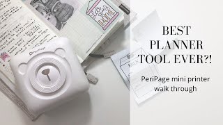 Best Planner Tool Ever  PeriPage Mini Printer [upl. by Senzer384]