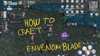 How To Craft Envenom Blade The Ragnarok Assassin Gameplay [upl. by Beeson388]