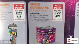 ASDA Fireworks for 2024 UK  UK Super Market Fireworks list 2024  2024 Bonfire Night fireworks [upl. by Anima]