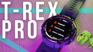 Amazfit TRex Pro Rugged GPS Watch InDepth Review  180 Garmin Fenix Alternative [upl. by Heaps373]