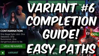 Variant 6 Contamination Completion Guide  Easiest Paths amp Tips  Marvel Contest of Champions [upl. by Ming]