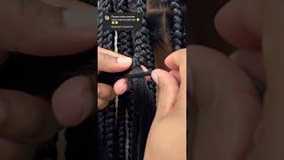 How To Add Hair To BraidsThe Easiest and Fastest Way shorts howto braids hair fyp tutorial [upl. by Win]