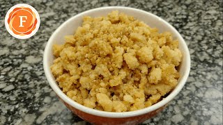 Crumble o Streusel  Crocante para Postres  Feather Sweets [upl. by Atteiluj]