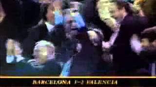 Rivaldo  Hat Trick Barcelona vs Valencia 2001 [upl. by Adler89]