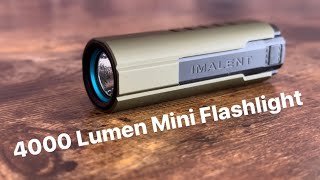 4000 Lumen IMALENT LD70 MINI EDC Flashlight Review [upl. by Merrily]