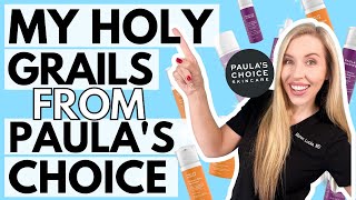 My Holy Grails From Paula’s Choice  The Budget Derm Approved Products [upl. by Eiroj106]