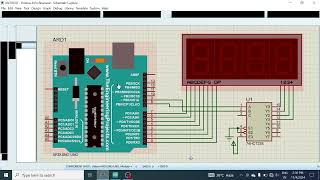 4 digit 7 segment interface 7segmentdisplay electronicdisplay apnacollage arduino [upl. by Meta485]