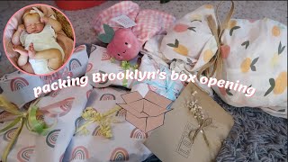 Packing the Giveaway Babys Box Opening  Sophias Reborns [upl. by Kiran]