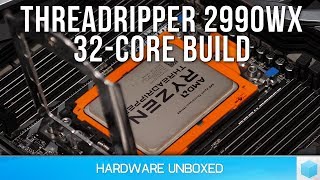 Threadripper 2990WX Build feat MSI X399 Creation amp Wraith Ripper [upl. by Silrak]