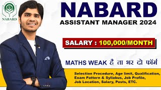 NABARD Assistant Manager Recruitment 2024  Full Details [upl. by Essilem]