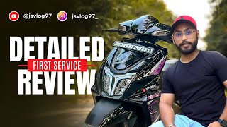 Detailed Service Experience of All New TVS Ntorq 125cc  First Service  2024 [upl. by Carolann]