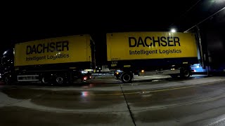 rangieren und Wechselbrücken aufnehmen mit dem Daf xg 530 in 4k [upl. by Divadnahtanoj]