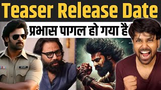 Spirit Teaser Release Date  Prabhas  Sandeep Reddy Vanga [upl. by Pillsbury]