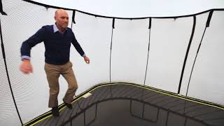 Springfree Trampoline Enclosure Demo [upl. by Iarahs683]