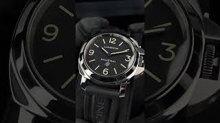 PANERAI LUMINOR BASE LOGO STEEL BLACK DIAL PAM 773 2018 [upl. by Lleon]