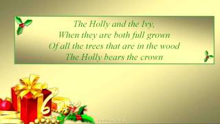 THE HOLLY AND THE IVY Lyrics [upl. by Ardnajela]