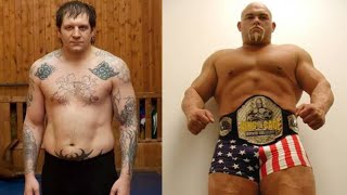 Young Alexander Emelianenko broke the huge Bull from America Forgotten fight Hardcore [upl. by Karlens]