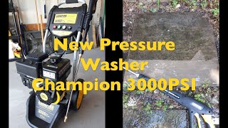 New Pressure Washer Champion 3000psi [upl. by Hsot383]