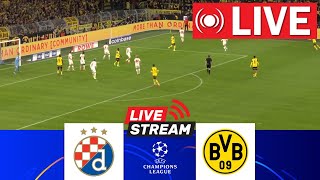 🔴LIVE GNK Dinamo Zagreb vs Borussia Dortmund  UEFA Champions League 202425  Match Live Today [upl. by Jarrett]