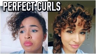 Perfect Heatless Ringlet curls For your FringeBangs  Lana Summer [upl. by Natsud]