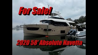 For Sale 2020 58 Absolute Navetta [upl. by Mateusz]