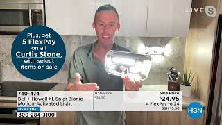 Bell  Howell XL Solar Bionic MotionActivated Light [upl. by Oicangi668]