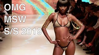 OMG  SWIMWEAR 2019  MIAMI FASHION SHOW  EXCLUSIVE [upl. by Damour316]