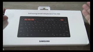 Tastiera samsung smart trio 500 unboxing e prime impressioni [upl. by Sukramaj430]