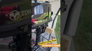 Easy Outboard Motor Stand [upl. by Savannah]