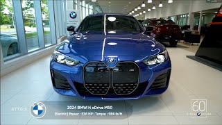 BMW i4 xDrive M50  Portimao Blue Metallic [upl. by Lopes679]