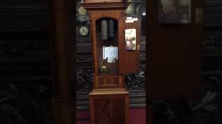 Antique Grandfather Clock with Pendulum 18 minute Long Loop Swinging [upl. by Accissej]