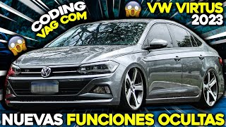 🔥 Nuevas funciones ocultas Volkswagen Virtus 2023  Coding  Vag com [upl. by Bremser778]