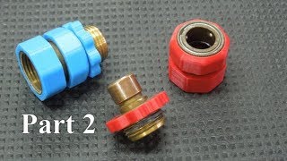 Garden Hose Quick Coupler  Part 2 Replacement Grips [upl. by Leunammi]