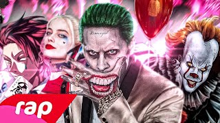 REEDITADO  Rap do Coringa Arlequina Hisoka e Pennywise  Circo Dos Horrores 2  7 Minutoz [upl. by Aicelf856]