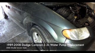 How to Replace the Water Pump in a Dodge Caravan [upl. by Janessa6]